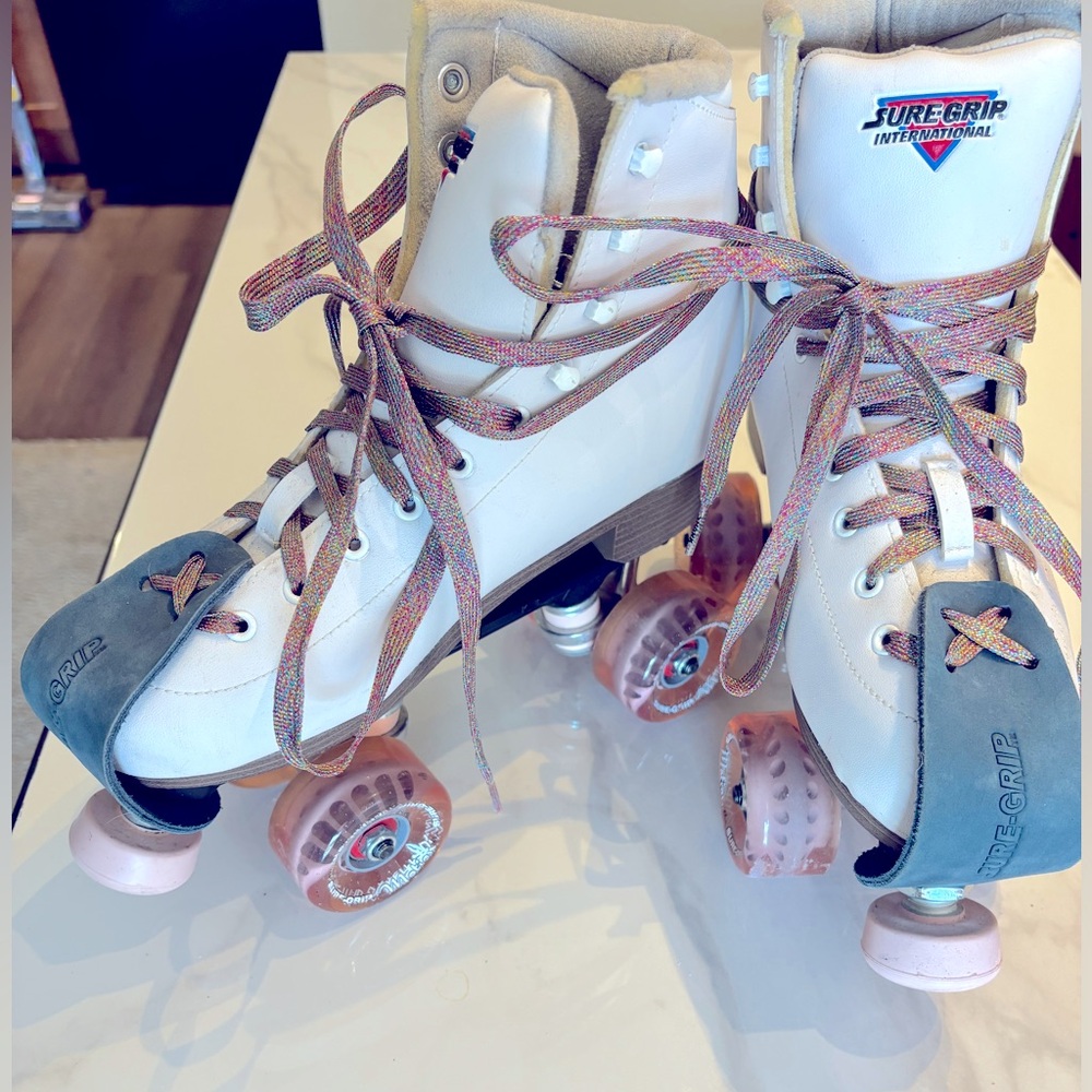 CUSTOM SURE-GRIP ROLLERSKATES barely used
